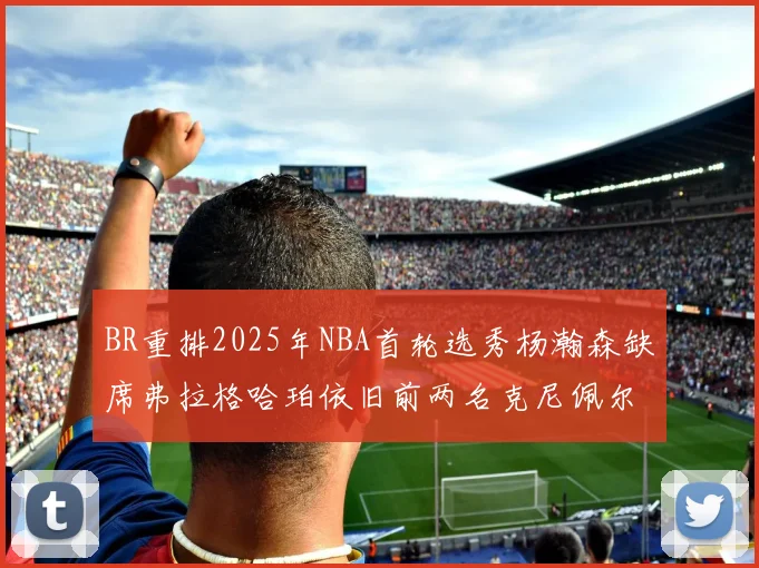 BR重排2025年NBA首轮选秀杨瀚森缺席弗拉格哈珀依旧前两名克尼佩尔锁定探花位
